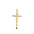 Image 1 of 18 carat gold pendant of a cross with corpus