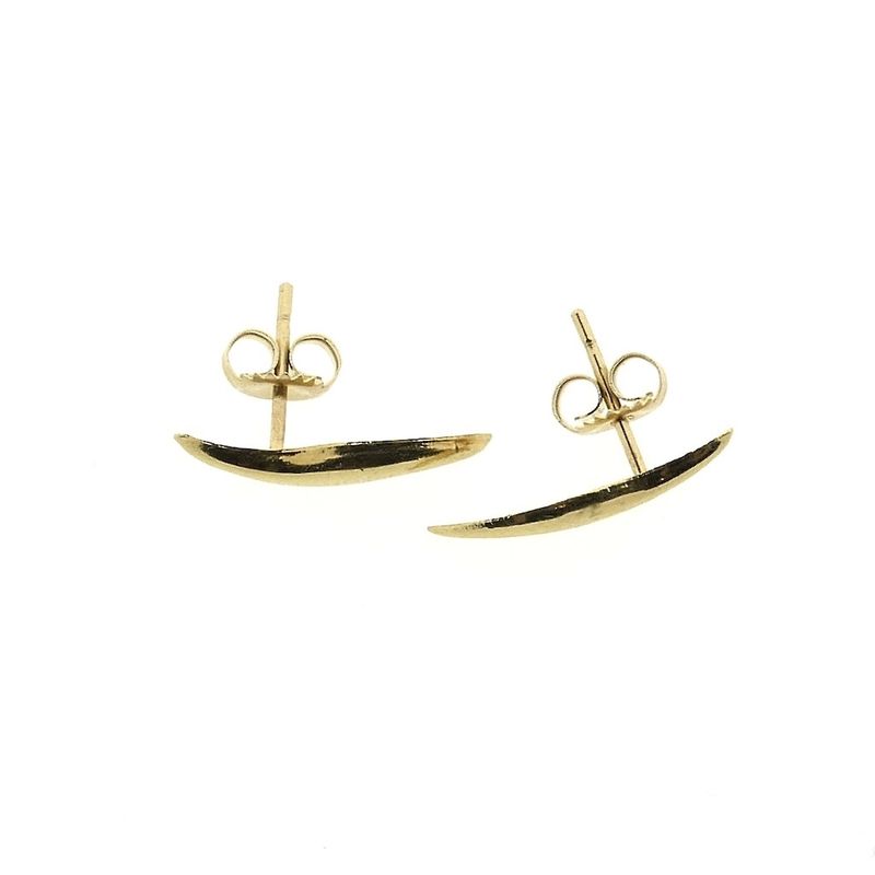 Image 9 of Golden fantasy stud earrings