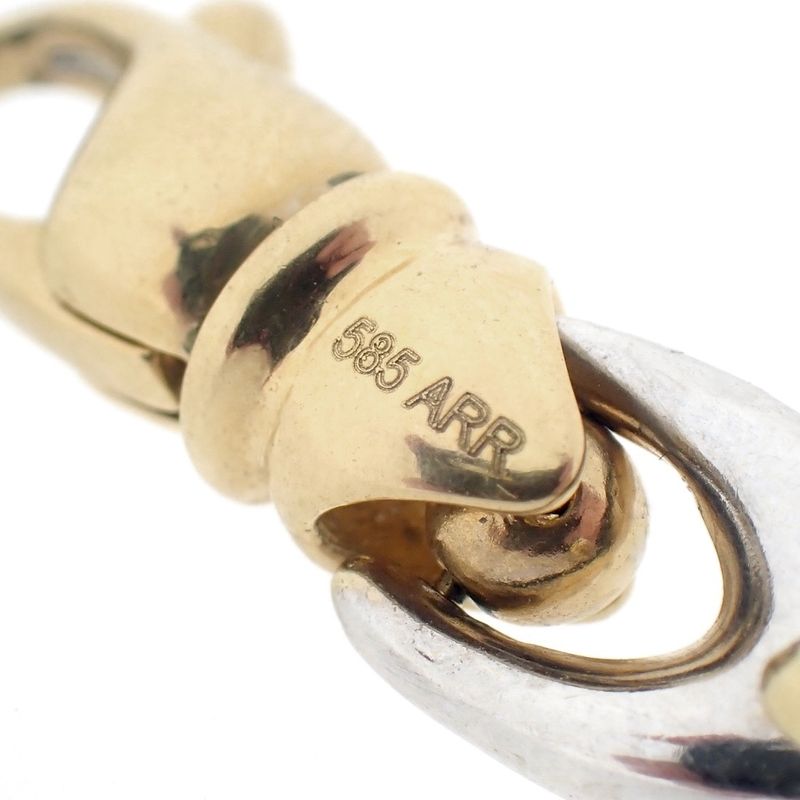 Image 6 of Two-tone gold fantasy link bracelet | 19 cm