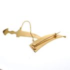 Image 4 of Gold brooch of an Arab dagger