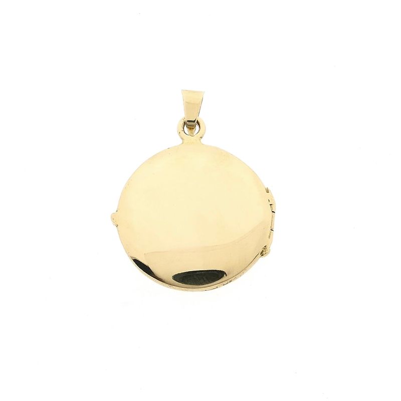 Image 3 of 14 Karat Gold Medallion Pendant
