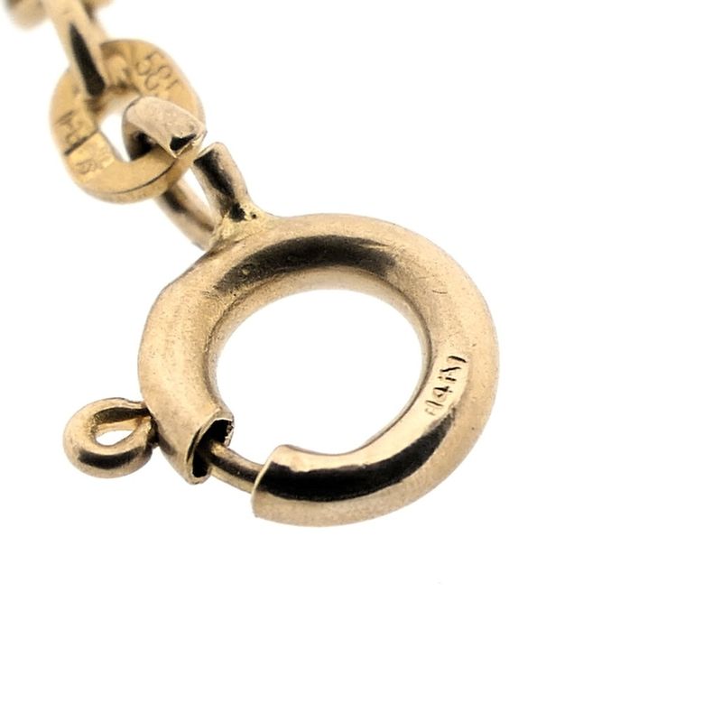 Image 7 of Two-tone gold gourmet/fantasy link chain