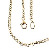 Gold jasseron link chain | 54.5 cm