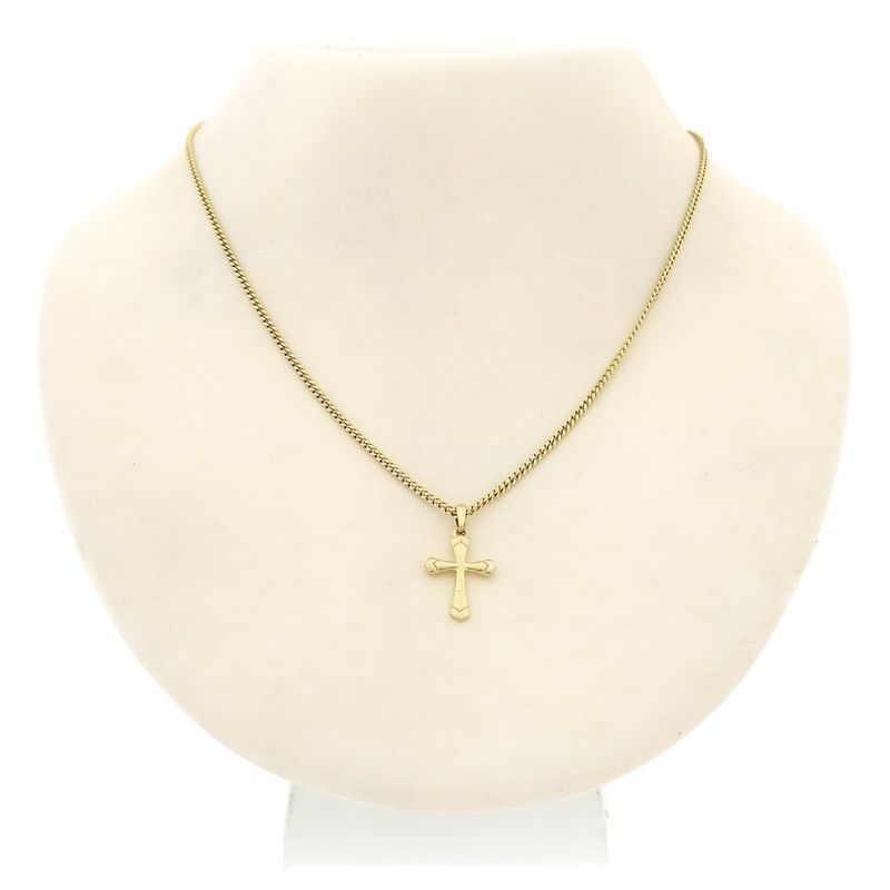 Image 9 of Gold pendant of a cross