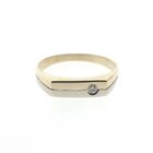 Image 5 of Two-tone ring with diamond | 0.025 ct