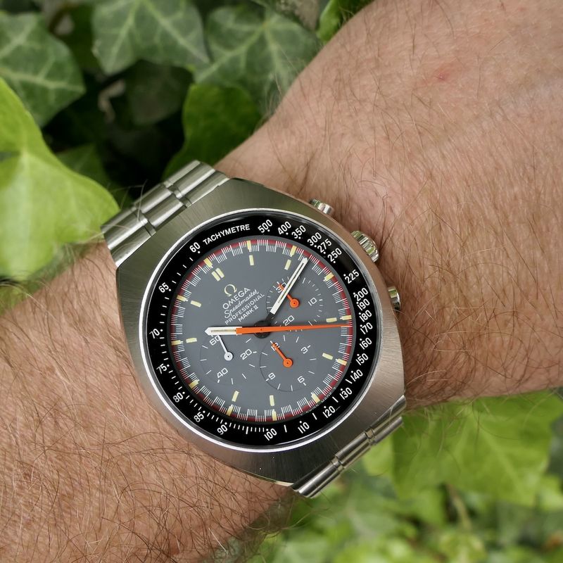 Image 20 of Omega Speedmaster Mark II 'Racing Dial' 145.014; Vintage chronograph men's watch