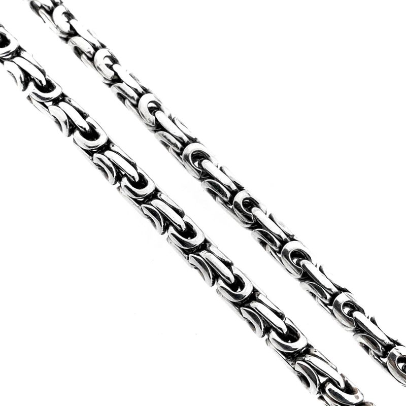 Image 3 of Silver Fantasy Link Necklace