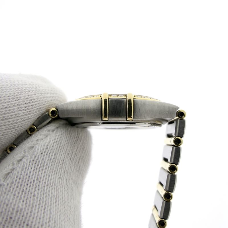 Image 13 of Omega Constellation Manhattan; Women's watch with mother-of-pearl dial and diamonds