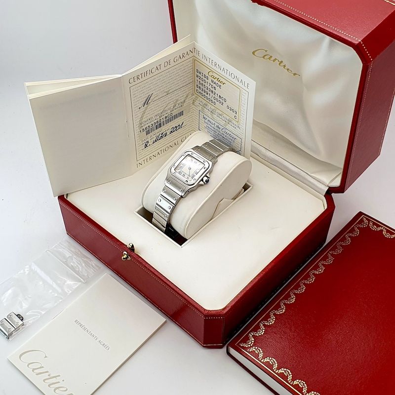 Image 2 of Cartier Santos Galbee; Ladies watch
