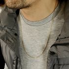 Image 2 of Gold anchor link chain | 67 cm