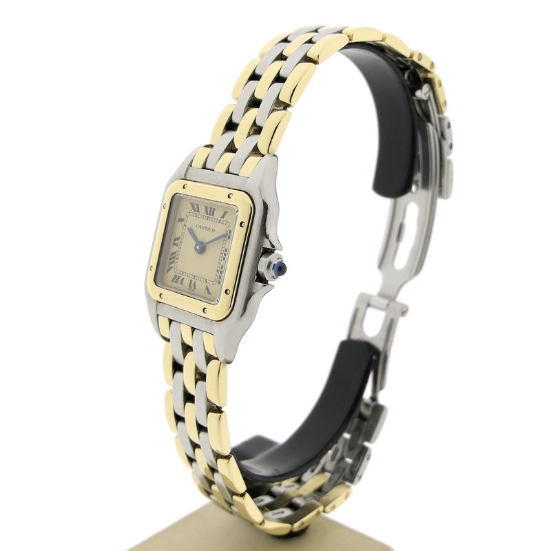 Image 2 of Cartier Panthère; Gold/steel ladies' watch