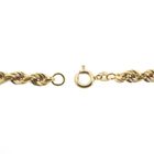 Image 3 of 18K Gold Long Twisted Link Chain | 70 cm