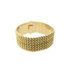 Image 8 of Vintage gold wide link bracelet