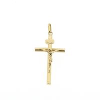 9 Carat Cross Pendant with Corpus | INRI