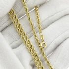 Image 7 of Gold twisted link chain | 45.5 cm