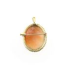 Image 3 of Antique Gold Brooch/Pendant with Cameo