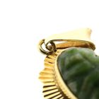 Image 10 of 14 Karat Gold Pendant with Nephrite Jade