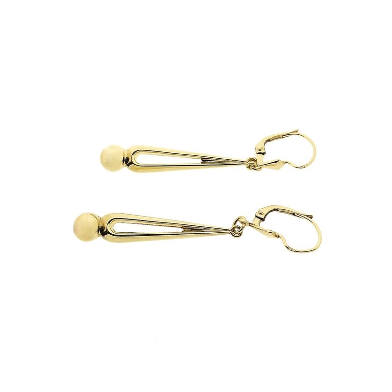 Image 8 of Vintage gold drop earrings