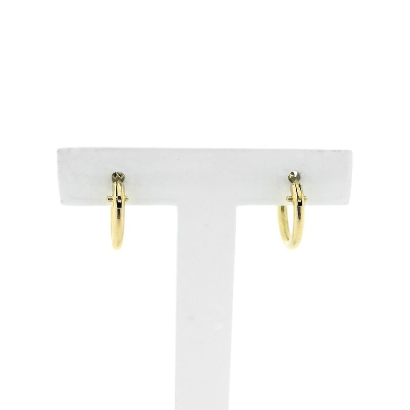 Image 1 of Gold earrings | Ø 14 mm