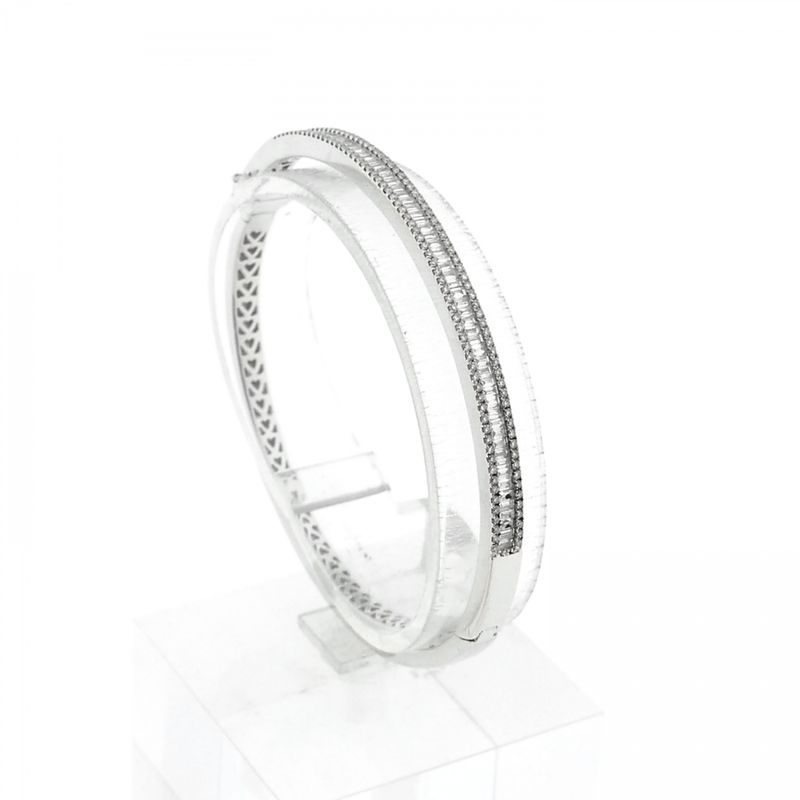 Image 1 of White gold Tirisi bracelet with diamonds; Size S/M