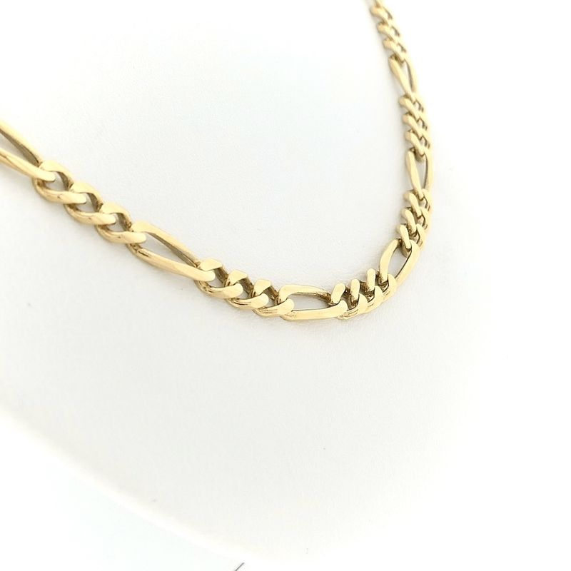 Image 3 of Golden Figaro link chain