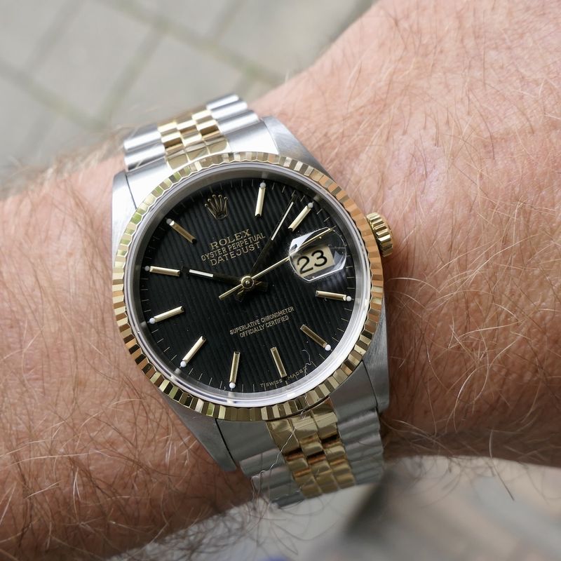 Image 17 of Rolex Datejust 16233; Automatic Gold/Steel Watch