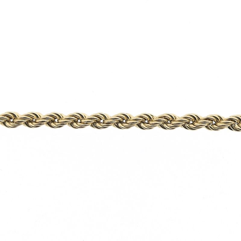 Image 4 of Gold twisted link bracelet | 22.5 cm