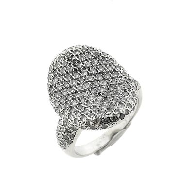 Image 1 of White gold cocktail ring with diamonds 0.90 ct.