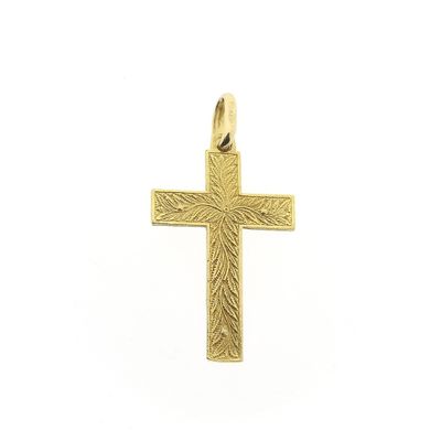 Image 2 of Gold pendant of a cross with corpus