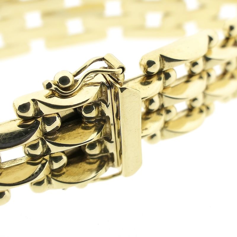 Image 4 of Gold tank link bracelet