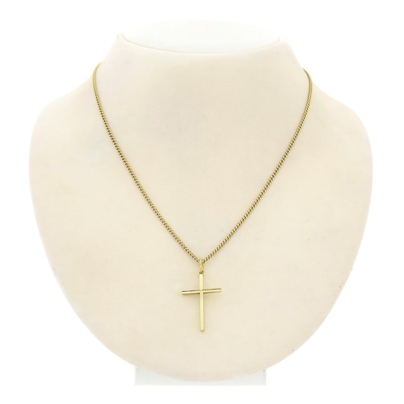 Image 9 of Gold pendant of a cross