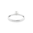 Image 4 of White Gold Solitaire Ring with Diamond; 0.28 ct.