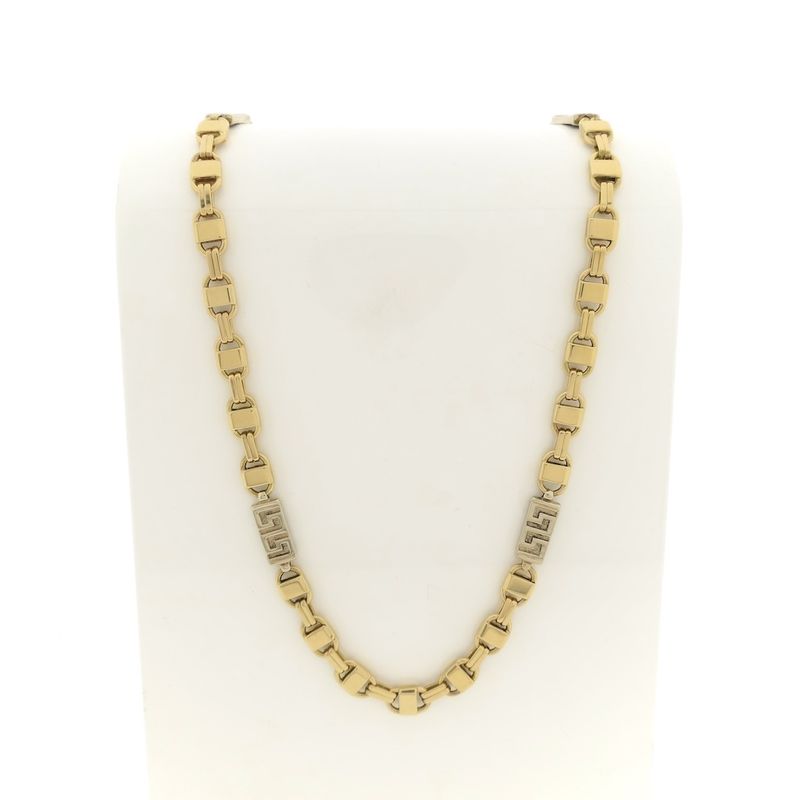 Image 1 of Two-tone gold fantasy link chain