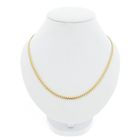 Image 1 of Gold flat gourmet link chain