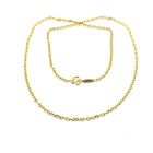 Image 4 of Exclusive gold anchor link necklace with traditional S-clasp in 24 kt.