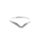 Image 3 of Silver V-shaped ladies ring