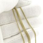 Image 7 of Gold gourmet link chain | 52 cm