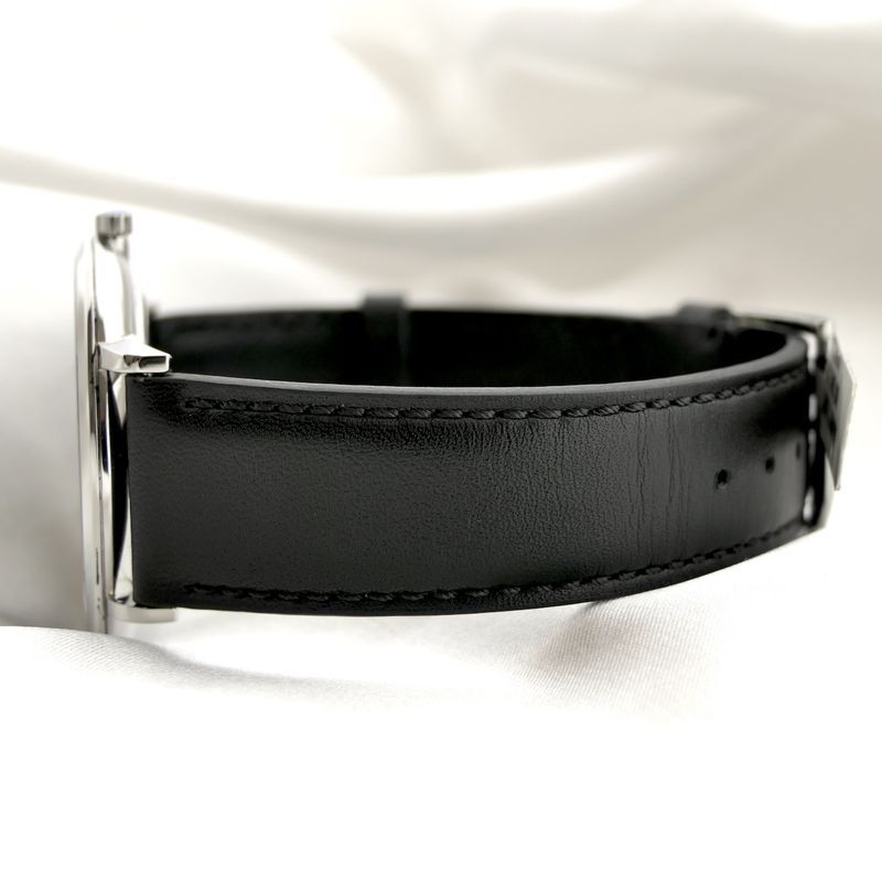 Image 10 of Movado Ulta Slim; Steel men's designer watch with gray dial; 0607086