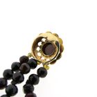 Image 7 of Antique glass bead necklace with gold clasp