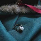 Image 4 of 10 carat ring with pearl