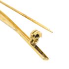 Image 7 of Two-tone gold dynamic brooch with zirconia