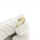 Image 9 of Gold ring with diamond; 0.015 ct.