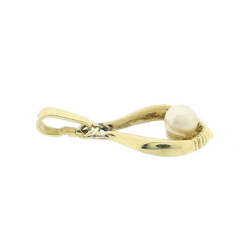 Image 11 of Gold pendant with pearl | Vintage