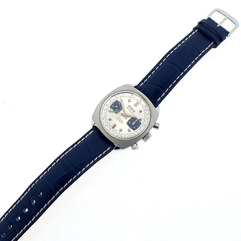 Image 10 of Doxa Neuchatel Chronograph; Vintage men's watch