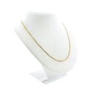 Image 6 of Two-tone gold Figaro link chain