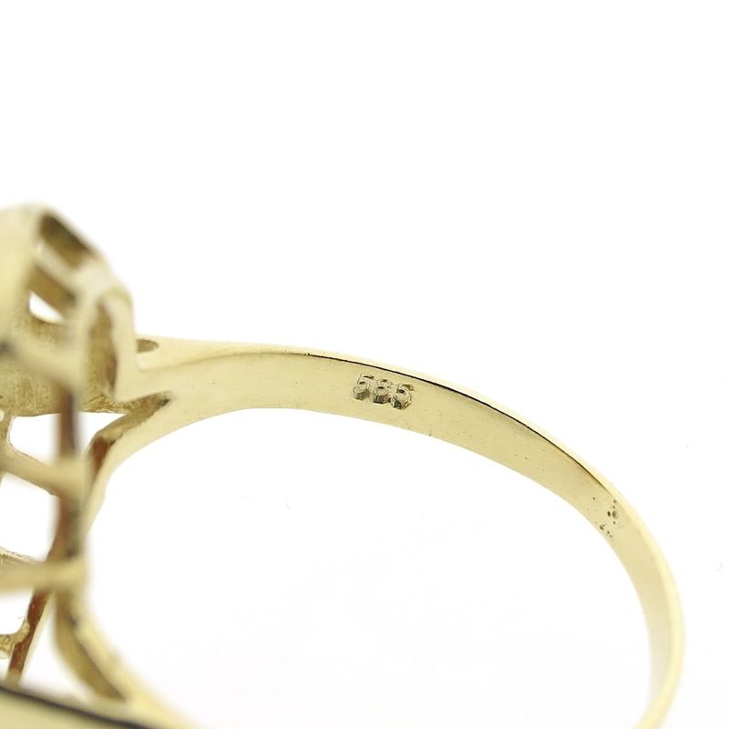 Image 6 of Gold ring with engraved carnelian