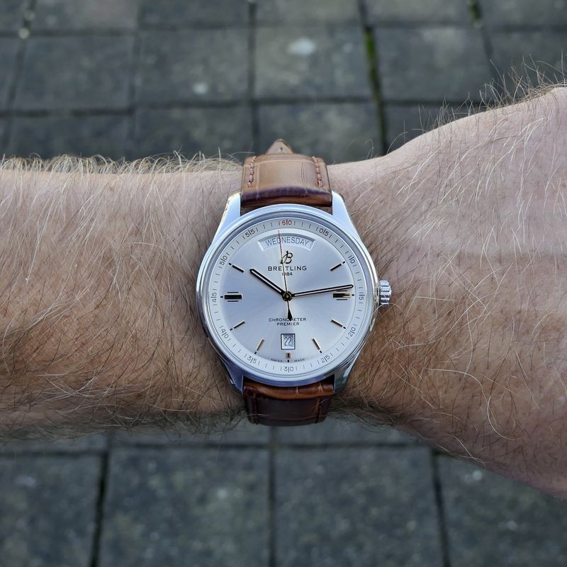 Image 16 of Breitling Premier Day Date A45340; Automatic men's watch