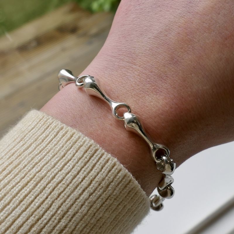 Image 10 of Silver fantasy link bracelet