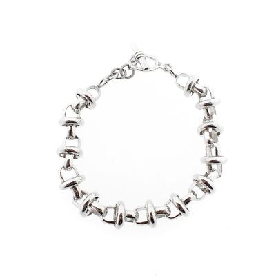 Image 1 of Silver fantasy link bracelet