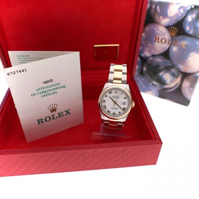 Rolex Datejust 36mm 16203; Automatisch Horloge (Full-Set 2002) Afbeelding 2 van Rolex Datejust 36mm 16203; Automatisch Horloge (Full-Set 2002)